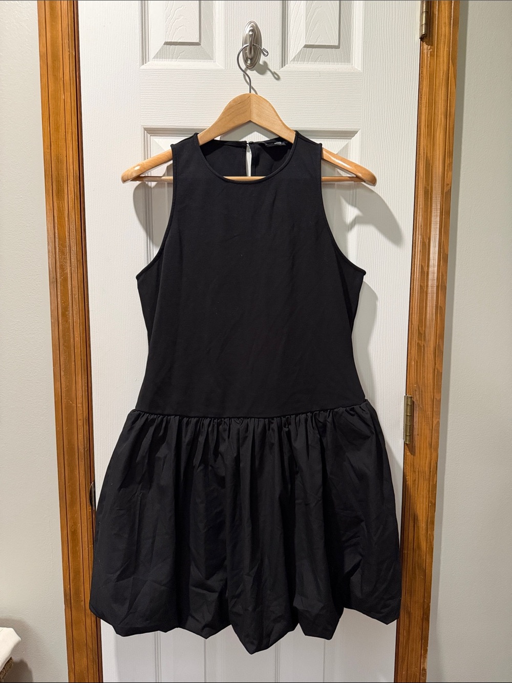 Mango Black Sleeveless Mini Dress